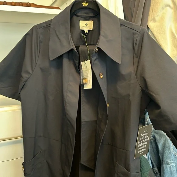 Navy Jaqueline Shirt Maxi Dress - Picture 7 of 10